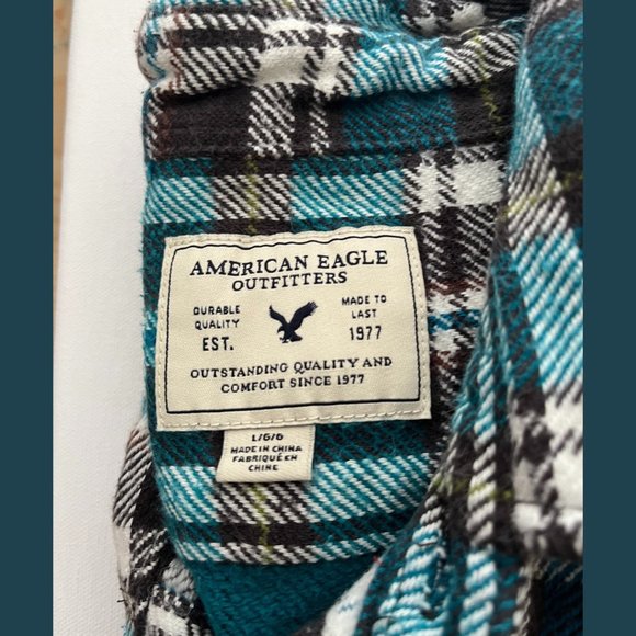 "American Eagle" Blue Shacket - Picture 5 of 5